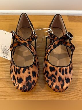 Leopard Print Mary Jane Flats